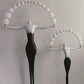 Hdc Black And White Lady Art Sculpture Living Room Creative Abstract Character Decorative Floor Lamp