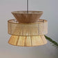 Hdc Rustic wabi-sabi Japanese pendant lights, Hemp rope light fixture For Bedroom Living Room Dining Room