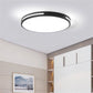 HDC Modern Black 470MM Round LED Ceiling Light for Bedroom, Living Room