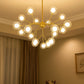 HDC Golden 36-Light Contemporary Cluster Ceiling Lamp