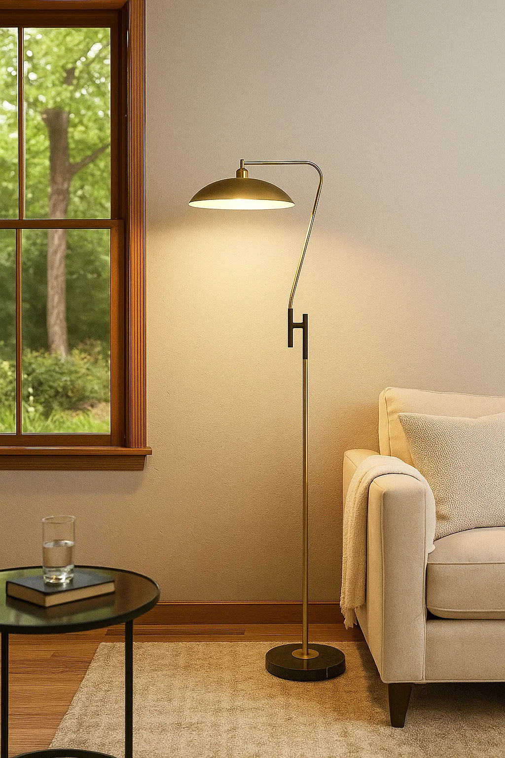 Hdc Modern Marble Floor Lamp Living Room Bedside Fishing Deco Lighting Luminaire Standing Pole Lamp