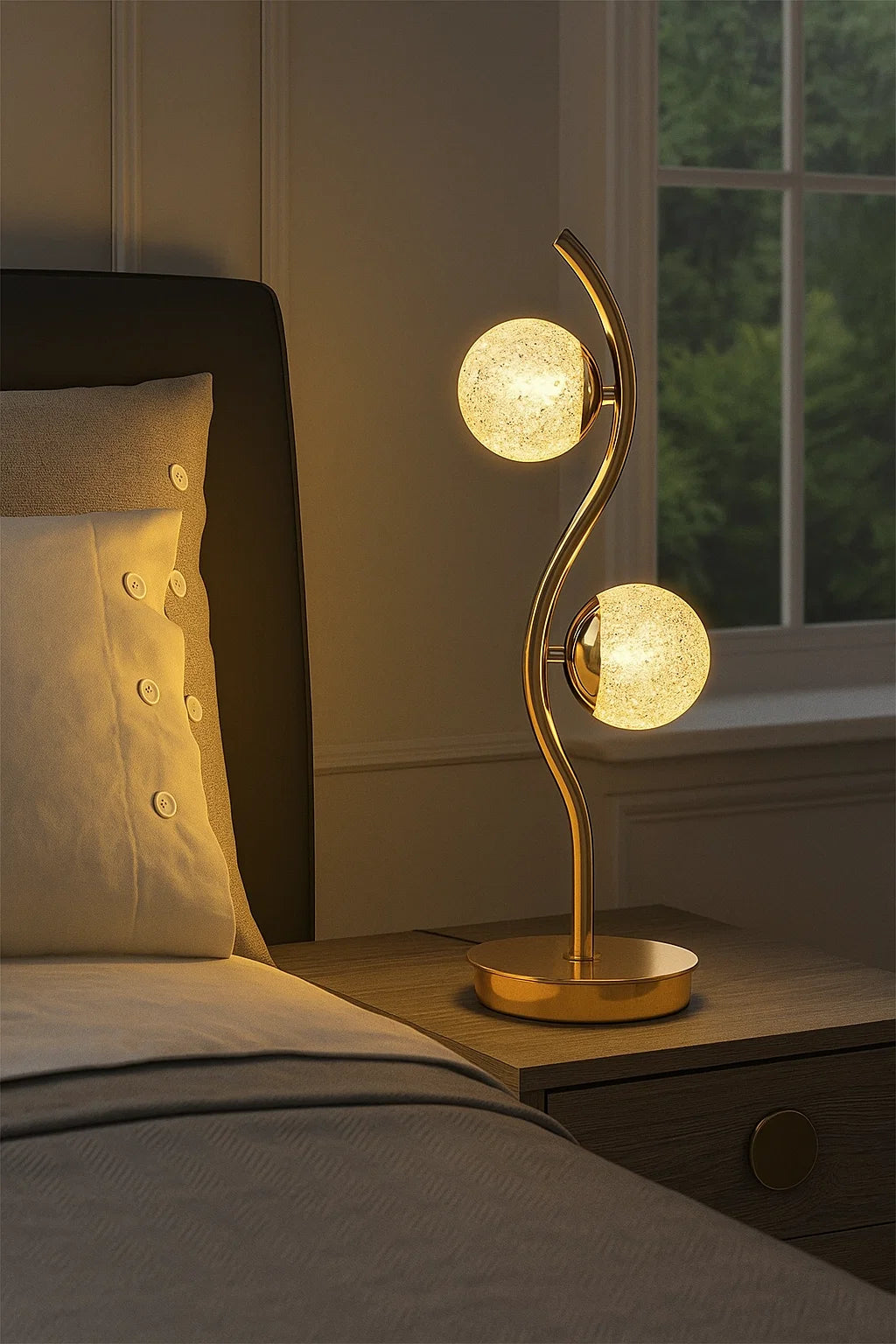 Hdc 5-Globe Modern Freestanding Lamp Living Room Floor Lamp