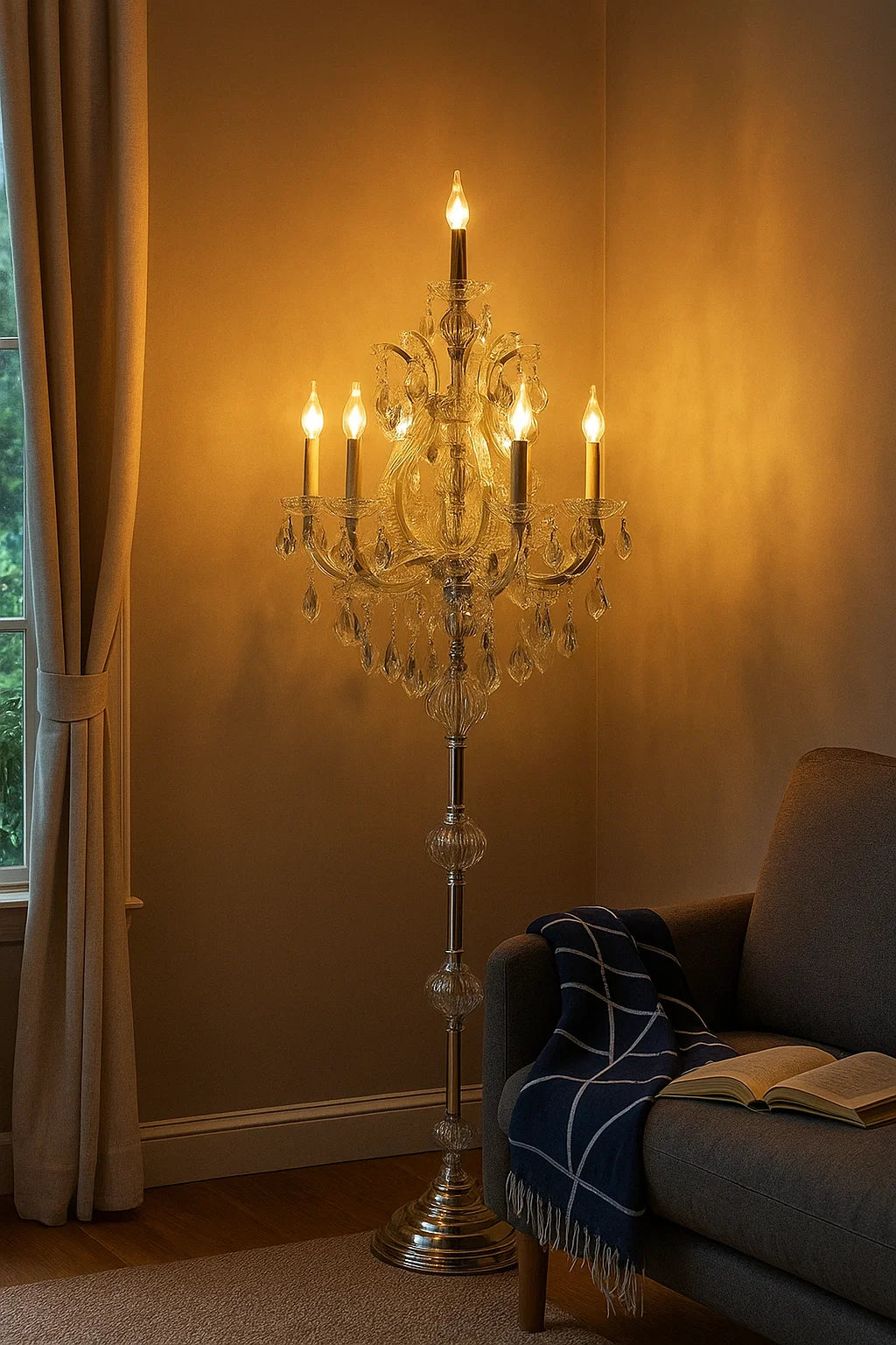 HDC Luxury Modern Living Room Bedroom Floor Lamp