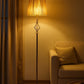 Hdc Velvet Lamp Shade, Classic Standing Lamp for Living Room and Bedroom, Foot Switch Design