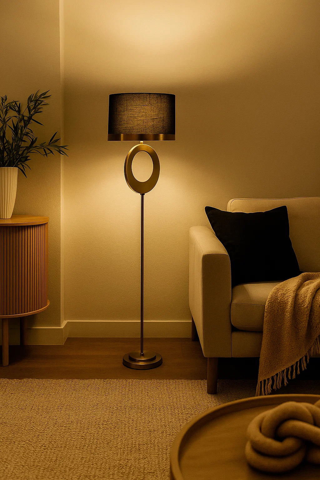 Hdc Modern Floor Lamp Living Room Bedroom Bedside Lamp Retro Lamp