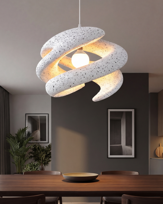 HDC 520mm Modern Sculptural Soft Curved Designer Pendant Hanging Lamp