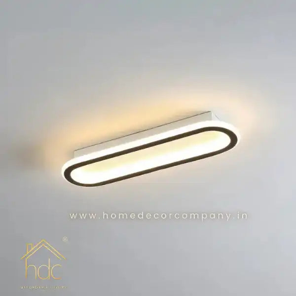 Hdc Modern Nordic Style Ceiling Mounted Led Light Fixtures Long Strip 600mm Surface Mount Ceiling Light