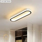 Hdc Modern Nordic Style Ceiling Mounted Led Light Fixtures Long Strip 600mm Surface Mount Ceiling Light