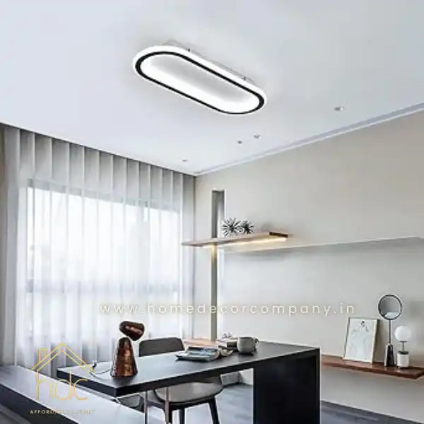 Hdc Modern Nordic Style Ceiling Mounted Led Light Fixtures Long Strip 600mm Surface Mount Ceiling Light