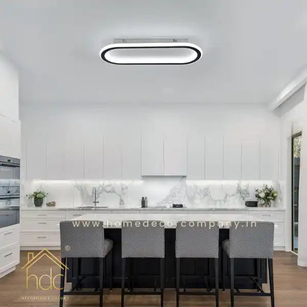 Hdc Modern Nordic Style Ceiling Mounted Led Light Fixtures Long Strip 600mm Surface Mount Ceiling Light