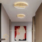 Hdc 500mm New Modern Style Brass finish wooden body led celling lamp chandelier for living room bedroom