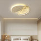Hdc 500mm New Modern Style Brass finish wooden body led celling lamp chandelier for living room bedroom