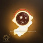 HDC Astronaut Wall Lamp With Headphone Art LED European Creative Wall Lamp Bedroom Bedside Lamp