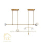 HDC Nordic Gold Copper Led Chandelier Pendant Lamp For Dining Room Kitchen
