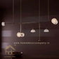 HDC Nordic Gold Copper Led Chandelier Pendant Lamp For Dining Room Kitchen