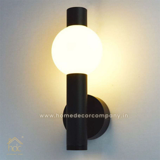 HDC Bedroom Wall Light Black Finish, Wall Lamp for Home