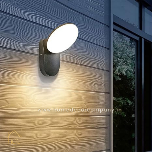 HDC 12W LED Outdoor Gate Post Light Fixture Waterproof IP65 Wall Mounted Lamp Building Exterior Wall Sconce for Entryway Doorway Living Room Patio Garden Warm White