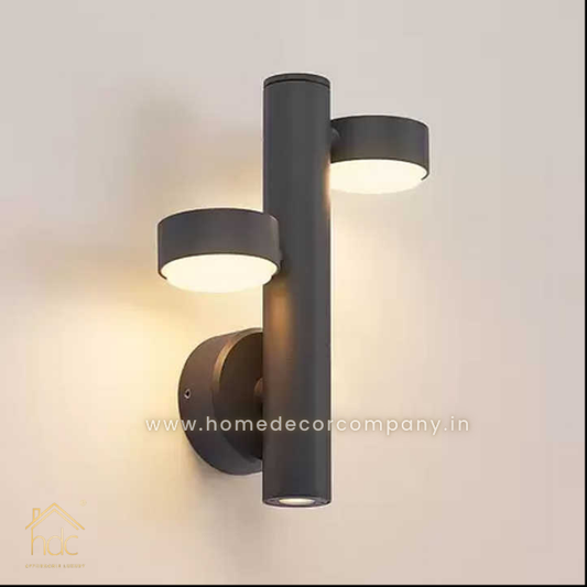 HDC 18w LED wall light 3 Light source Outdoor IP54 waterproof porch garden LED wall light