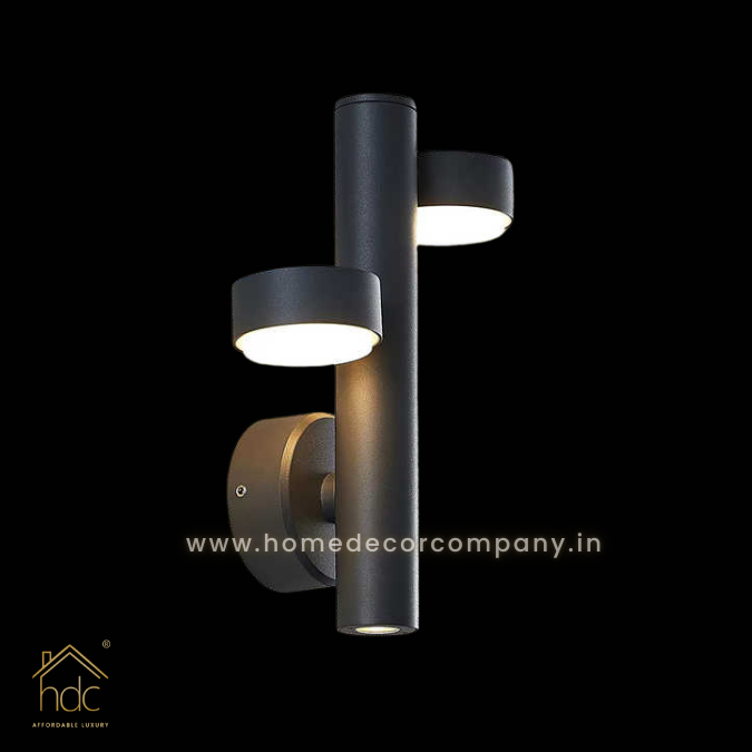 HDC 18w LED wall light 3 Light source Outdoor IP54 waterproof porch garden LED wall light