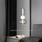 HDC Serene Shine 3 Level Premium Black Rose Gold Surface Hanging Light for Home Ceiling Pendant Light with Hanging Wire