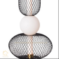 HDC Serene Shine 3 Level Premium Black Rose Gold Surface Hanging Light for Home Ceiling Pendant Light with Hanging Wire