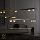 HDC 1 Piece Contemporary Design in Modulo Horizontal Linear Chandelier