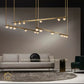 HDC 1 Piece Contemporary Design in Modulo Horizontal Linear Chandelier