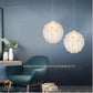 HDC 500mm Simple Creative Chandelier Pine Cone Pendant Light For Bedroom Living Room Dining Room