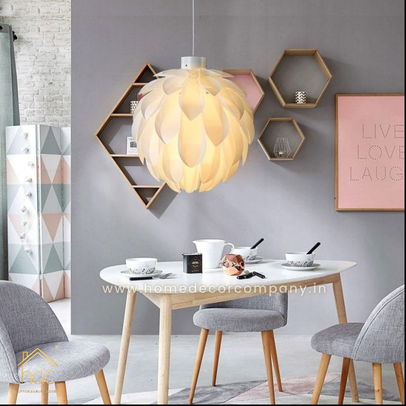 HDC 500mm Simple Creative Chandelier Pine Cone Pendant Light For Bedroom Living Room Dining Room