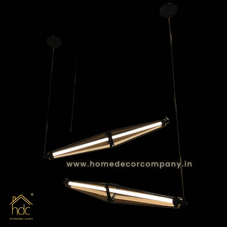 HDC Nordic Restaurant Chandelier New Light Luxury Designer Creative Modern Dining Table Bar Stainless Steel Led Indoor Chandelier