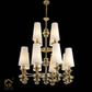 HDC Modern Chandelier Light Fixture Scarlett White 12-Light Chandelier (White)