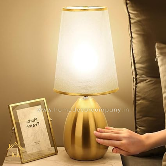 Hdc Simple Nordic Table Lamp - Bedside Bedroom, Livingroom (Golden)