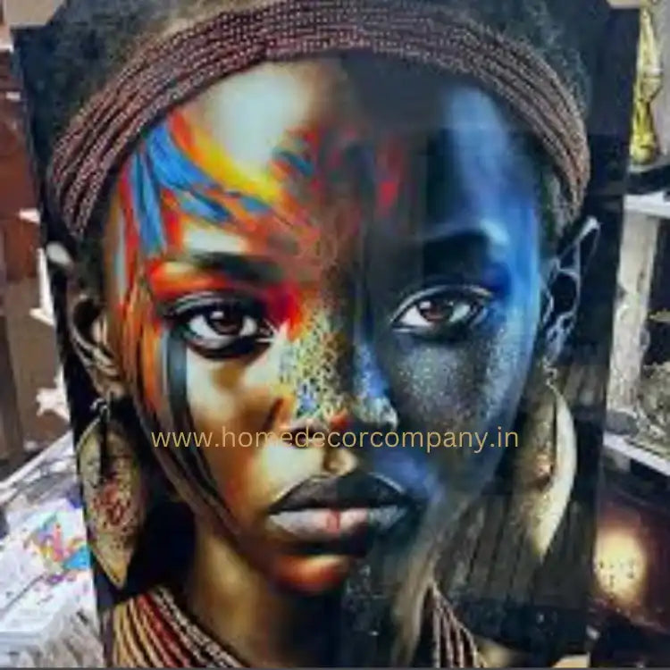 Hdc African Woman Portraits Aesthetic Wall Art Poster for Living Room, Home & Wall Decor