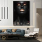 Hdc Wall Art African Woman Close Eye Print on Canvas Black Girl Poster and Staircase Decorative Print