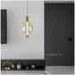 HDC 1 Light Amber Glass Pendant Ceiling Light For Bedroom Dining Room - Warm White - HDC Lights