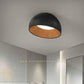 Hdc Nordic Creative Oblique Mouth Ceiling Lamp For Bedroom Living Room Foyer Entryway (Black)