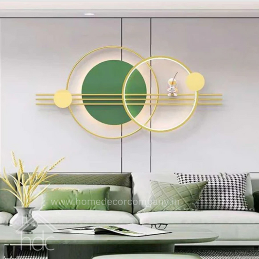 HDC Modern Light Luxury Living Room Sofa Background Wall Decor Bedroom Wall Decoration