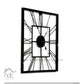 Hdc Stylish Metal Wall Clock for Home Décor Modern Decorative Timepiece