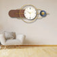 Hdc Modern Design Luxury Geometric Multi-tone Designer Wall Clock