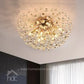 HDC Modern 300MM Gold Wall Ceiling Light for Foyer Area Home - Warm White
