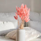 Hdc Naturally Dried Bunny Tail Flower Decor Bunch (Pink)