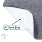 Hdc 40*60, 50*80 CM Anti Slip Microfiber Bath Mat Colour (Grey)