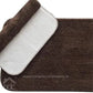 Hdc 40*60, 50*80 CM Anti Slip Microfiber Bath Mat Colour (Brown)