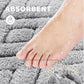 Hdc 40*60, 50*80 CM Bathroom Rugs Floor Mat Fluffy Ultra Absorbent Shower Rug for Bathtub or Sink, Non Slip Bath Mats, Machine Washable, High Density Colour (Grey)