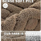 Hdc 40*60, 50*80 CM Bathroom Rugs Floor Mat Fluffy Ultra Absorbent Shower Rug for Bathtub or Sink, Non Slip Bath Mats, Machine Washable, High Density Colour (Brown)