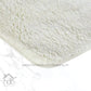 Hdc 40*60, 40*50 CM Modern Everyday Microfiber Anti Skid & Super Absorbent Ultra Soft Bathmat and Shaggy Floor Mats, Non-Slip, Rug for Home, Kitchen and Bathroom, 2 PC Set colour (White)