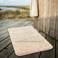 Hdc 40*60, 40*50 CM Modern Everyday Microfiber Anti Skid & Super Absorbent Ultra Soft Bathmat and Shaggy Floor Mats, Non-Slip, Rug for Home, Kitchen and Bathroom, 2 PC Set colour (Beige)