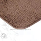 Hdc 40*60, 40*50 CM Modern Everyday Microfiber Anti Skid & Super Absorbent Ultra Soft Bathmat and Shaggy Floor Mats, Non-Slip, Rug for Home, Kitchen and Bathroom, 2 PC Set colour (Brown)