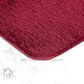 Hdc 40*60, 40*50 CM Modern Everyday Microfiber Anti Skid & Super Absorbent Ultra Soft Bathmat and Shaggy Floor Mats, Non-Slip, Rug for Home, Kitchen and Bathroom, 2 PC Set colour (Red)