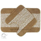 Hdc 40*60, 40*50 CM Modern Solid 1500 GSM A20 Microfiber Contour Mat Super Absorbent/Anti-Skid Contour Mats for Bathroom/Bedroom/Door Mat/Kitchen/Floor Mat (Beige)
